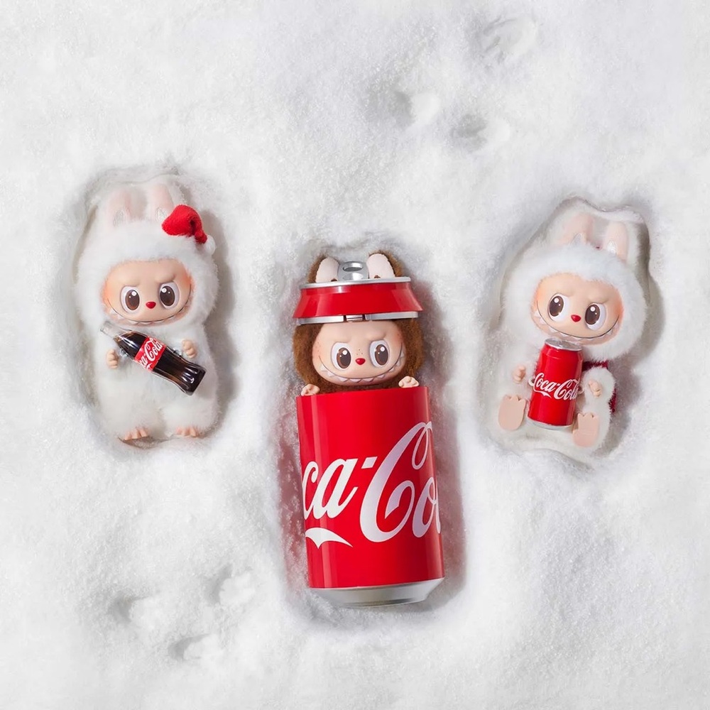 Pop Mart The Monsters Coca Cola Coke Labubu Vinyl Face Pendant Blind Box Set - Picture 5 of 16